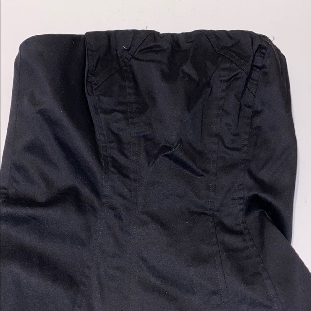LIKE NEW Express black strapless dress - Picture 5 of 8